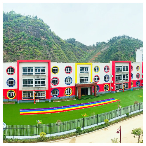 安徽高坝店镇中心幼儿园人造草坪跑道